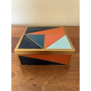 West Elm 5" Brass Edge Design Box